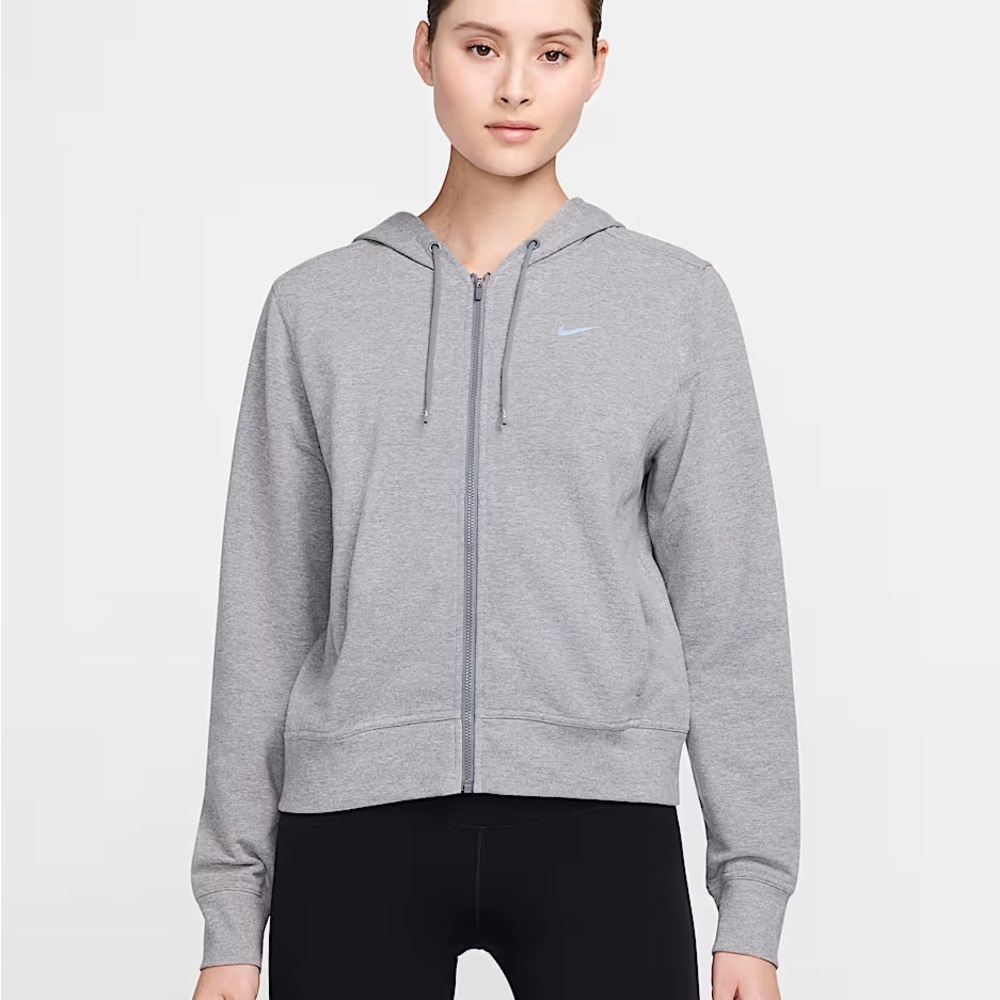 NWT Nike Dri-FIT One
Women's Full-Zip French Terry Hoodie Grey XXL 2XL